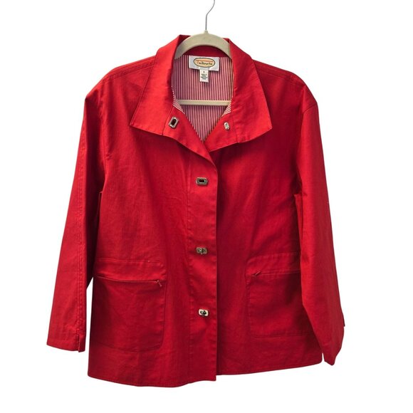Talbots Jackets & Blazers - Talbots Toggle Closure Cotton Jacket Size Medium